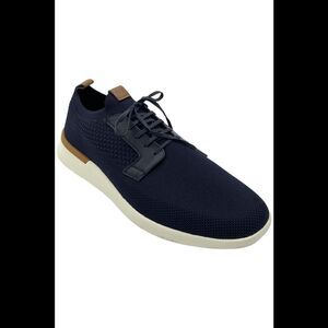 Wolf & Shepherd Men's Swiftknit Derby Sneaker Navy/White - Medium